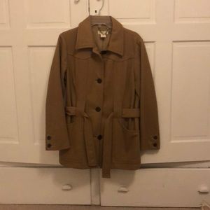 J Crew Tan Coat